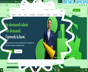 Upwork web developer