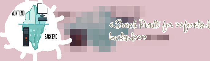 Website frontend and backend